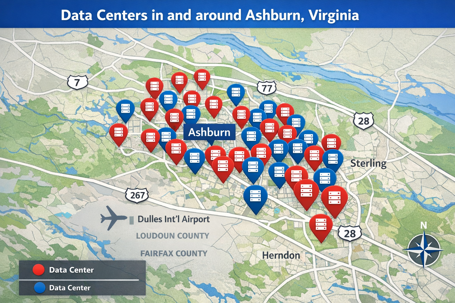 Ashburn-data-centers