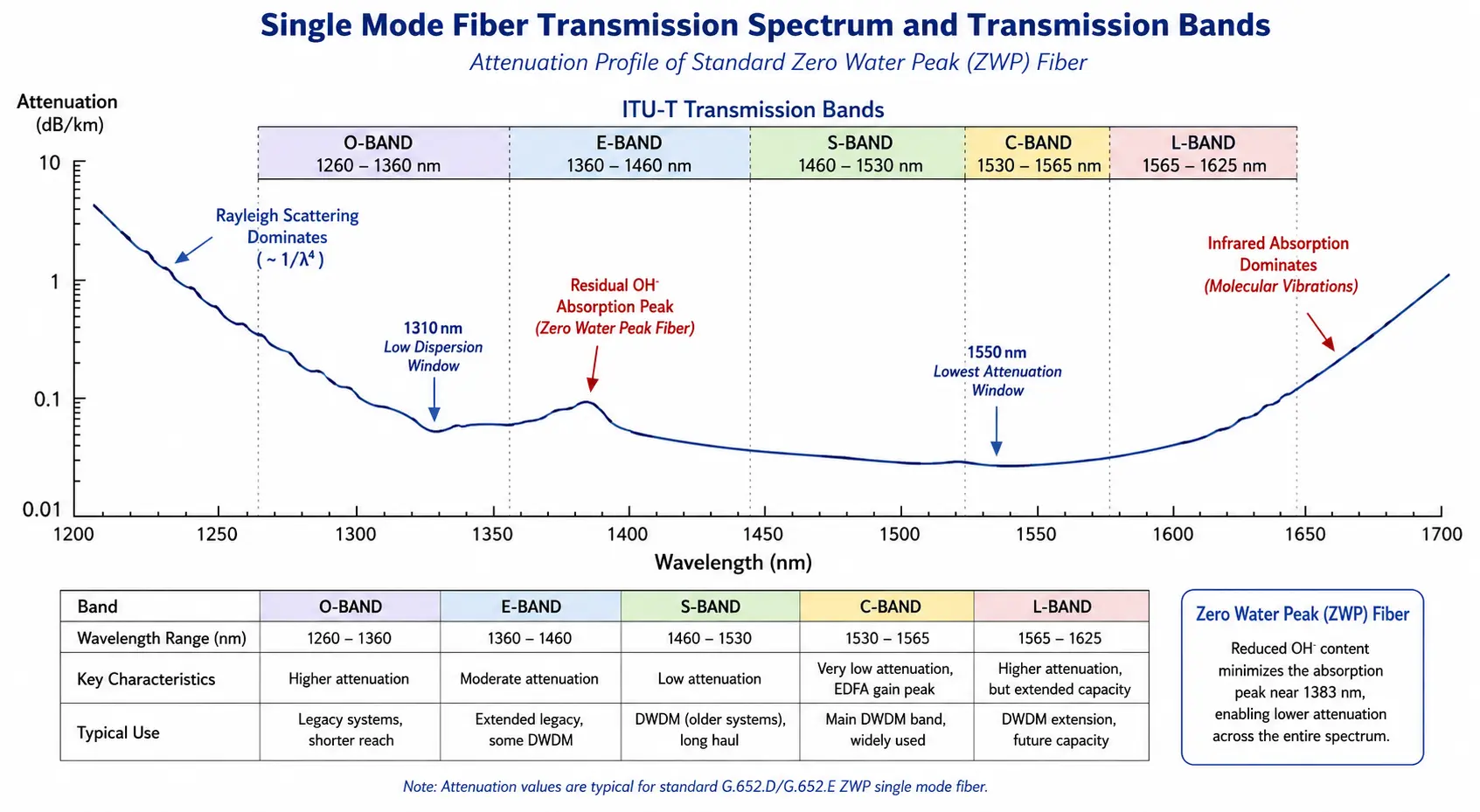 fiber-transmission-bands